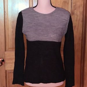 Zara Knit Colorblock Wool Blend Sweater Medium